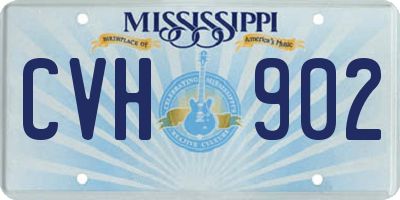 MS license plate CVH902