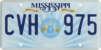 MS license plate CVH975