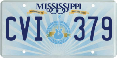 MS license plate CVI379