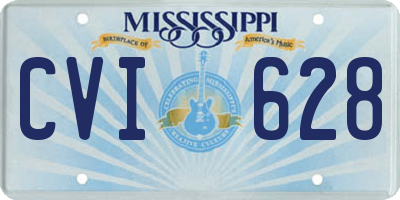 MS license plate CVI628