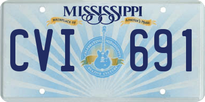 MS license plate CVI691