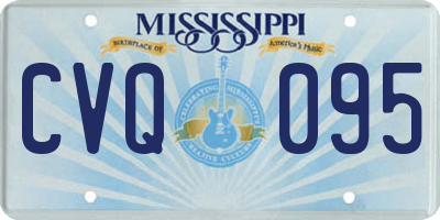 MS license plate CVQ095