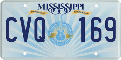 MS license plate CVQ169