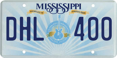 MS license plate DHL400