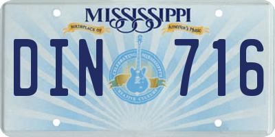 MS license plate DIN716