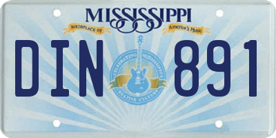MS license plate DIN891