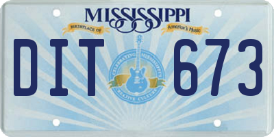 MS license plate DIT673