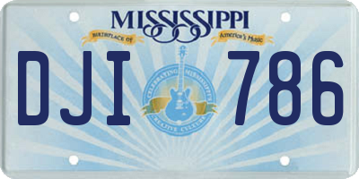MS license plate DJI786