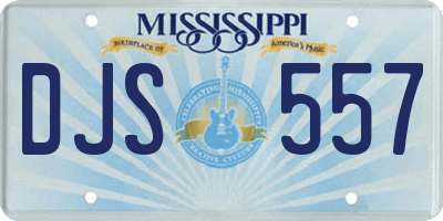MS license plate DJS557