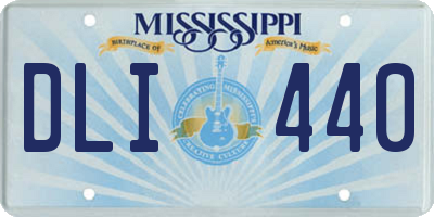 MS license plate DLI440