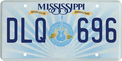 MS license plate DLQ696