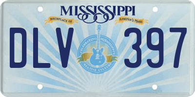 MS license plate DLV397