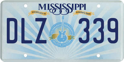 MS license plate DLZ339