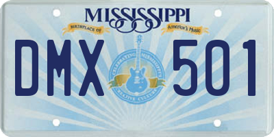 MS license plate DMX501