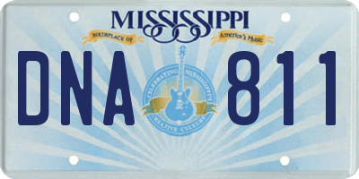 MS license plate DNA811