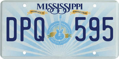 MS license plate DPQ595