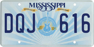 MS license plate DQJ616