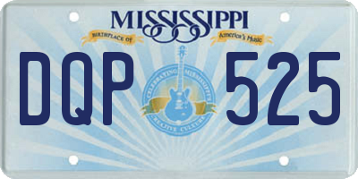 MS license plate DQP525