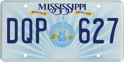 MS license plate DQP627