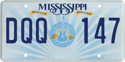 MS license plate DQQ147