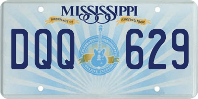 MS license plate DQQ629