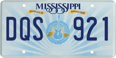 MS license plate DQS921