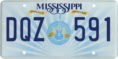 MS license plate DQZ591