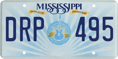 MS license plate DRP495