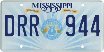 MS license plate DRR944