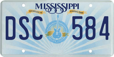 MS license plate DSC584