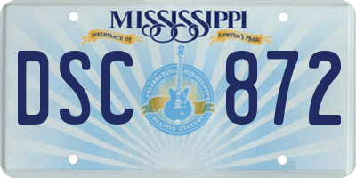 MS license plate DSC872