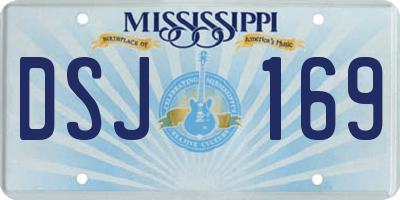 MS license plate DSJ169