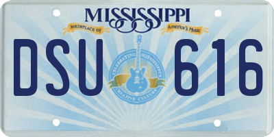 MS license plate DSU616
