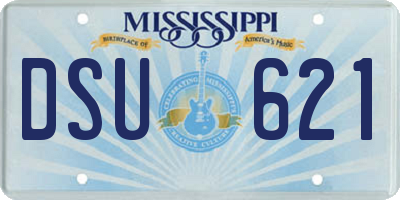 MS license plate DSU621