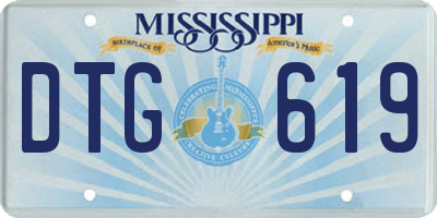 MS license plate DTG619