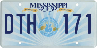 MS license plate DTH171
