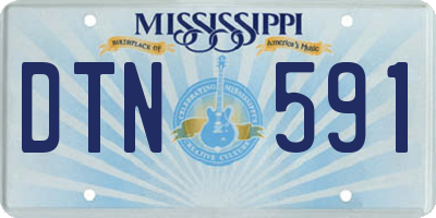 MS license plate DTN591