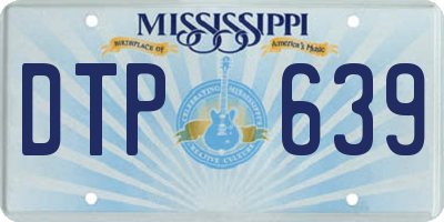 MS license plate DTP639