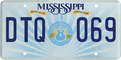MS license plate DTQ069