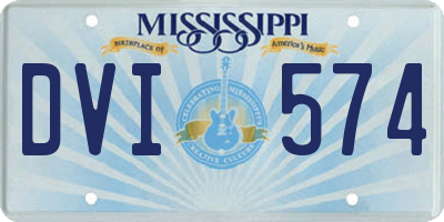 MS license plate DVI574