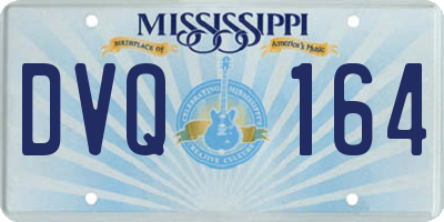 MS license plate DVQ164
