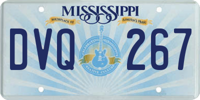 MS license plate DVQ267