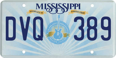 MS license plate DVQ389
