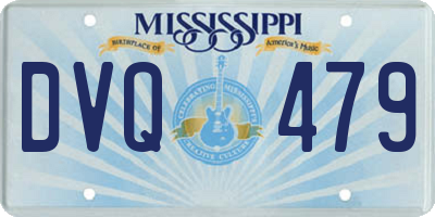 MS license plate DVQ479