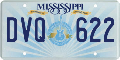MS license plate DVQ622