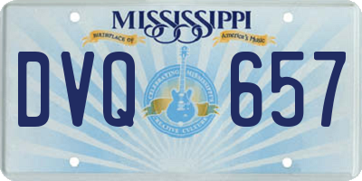 MS license plate DVQ657