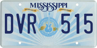 MS license plate DVR515
