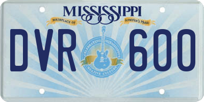 MS license plate DVR600