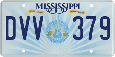 MS license plate DVV379