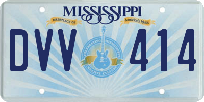 MS license plate DVV414